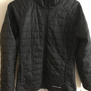Patagonia Black/Grey Reversible Puff Coat